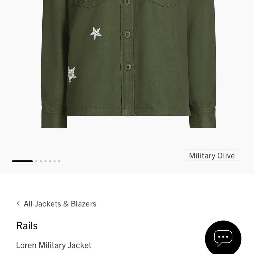 Rails Olive Green Loren Shirt/Jacket - Picture 6 of 15